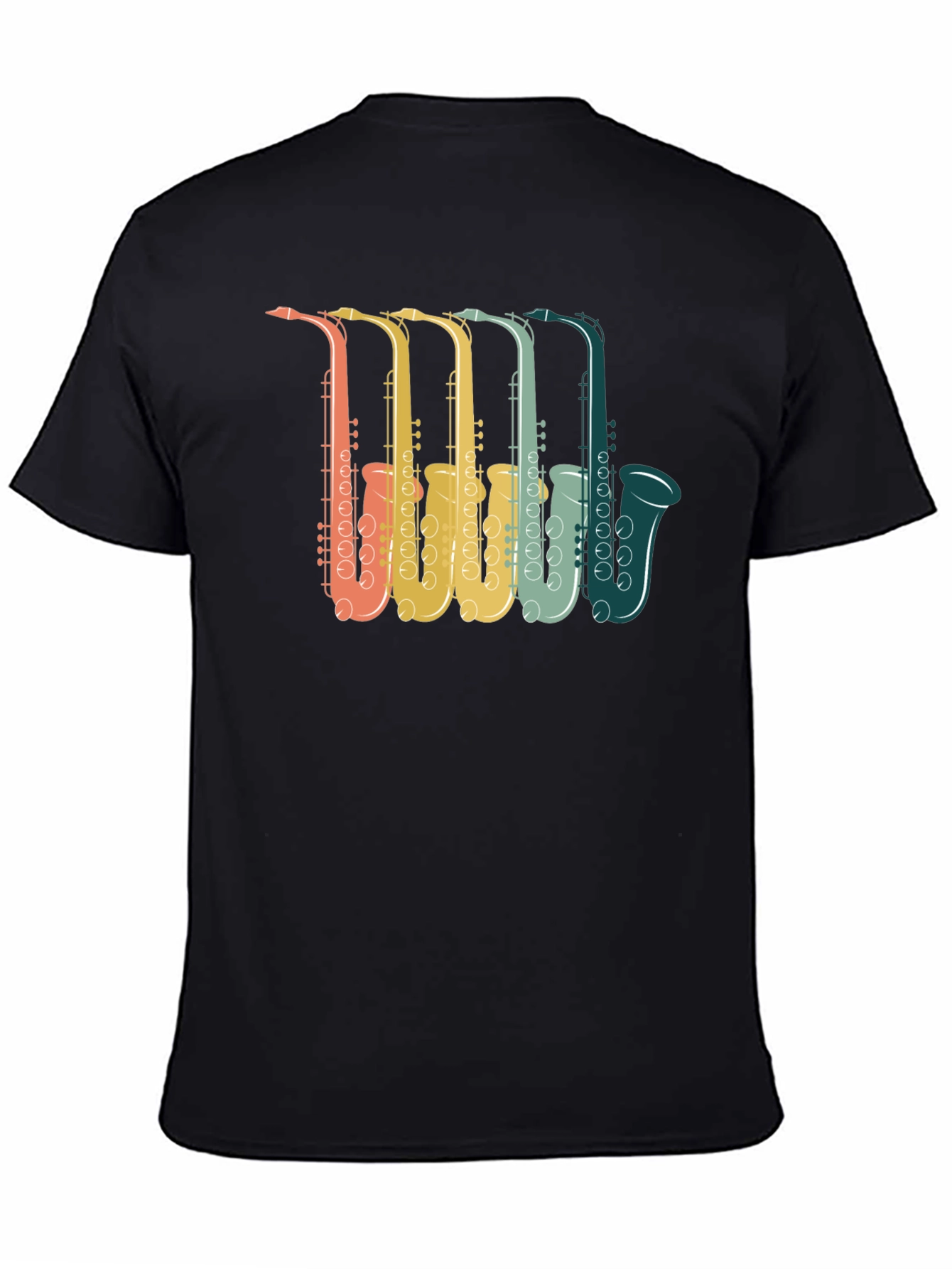 Retro Saxophone Music Lover T-Shirt
