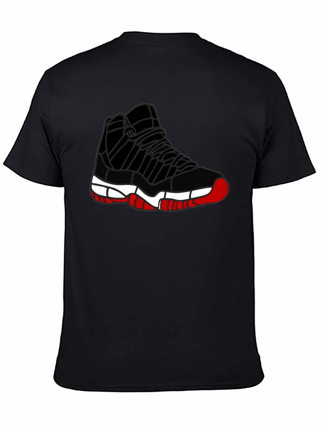 Sneaker Graphic Tee - Mens Black T-Shirt