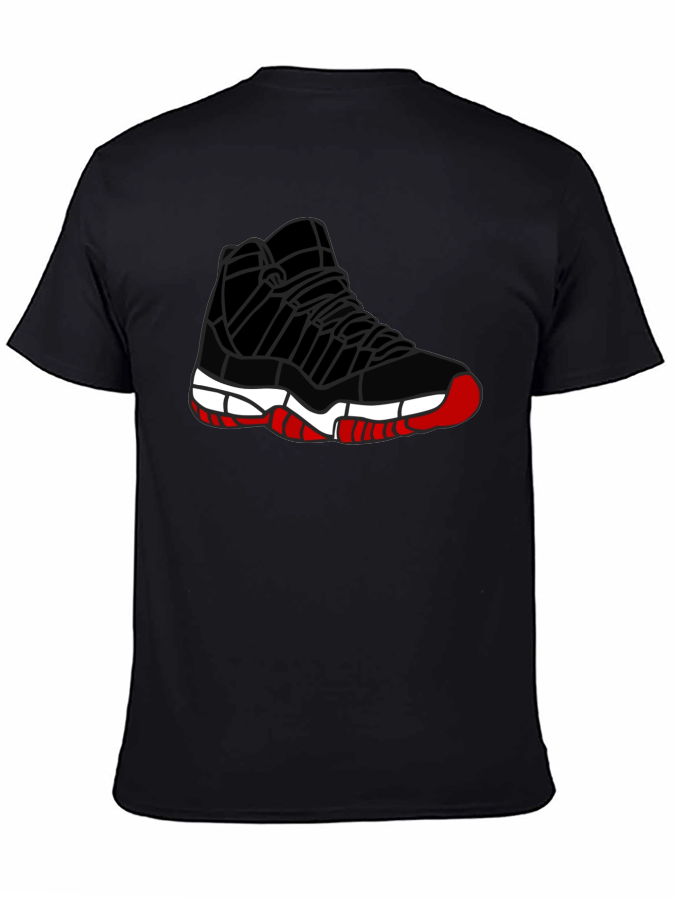 Sneaker Graphic Tee - Mens Black T-Shirt