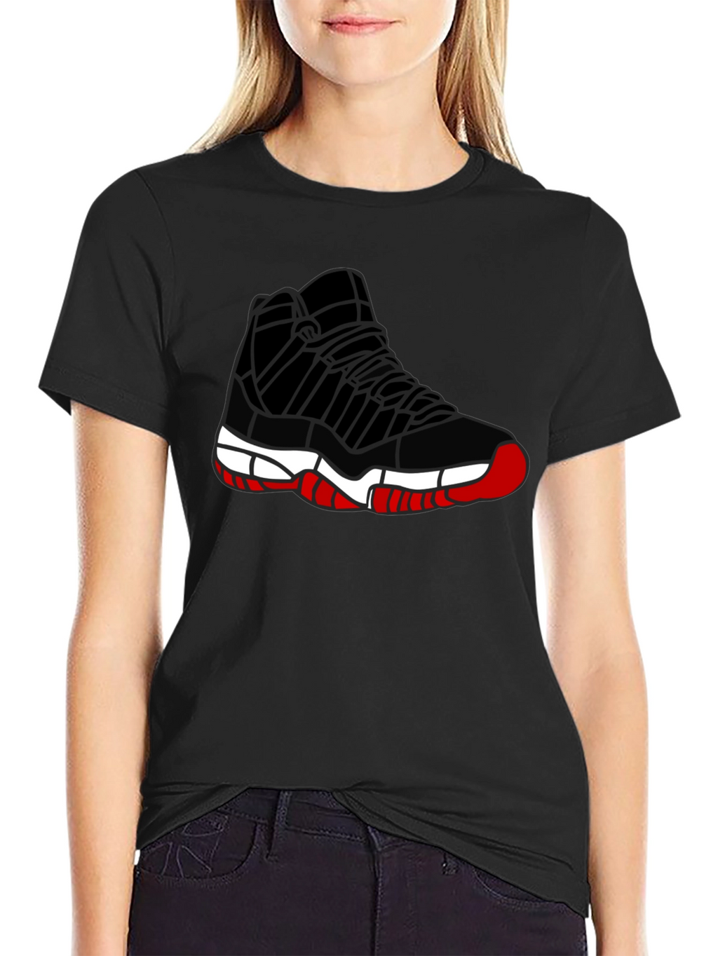 Sneaker Graphic Tee - Mens Black T-Shirt