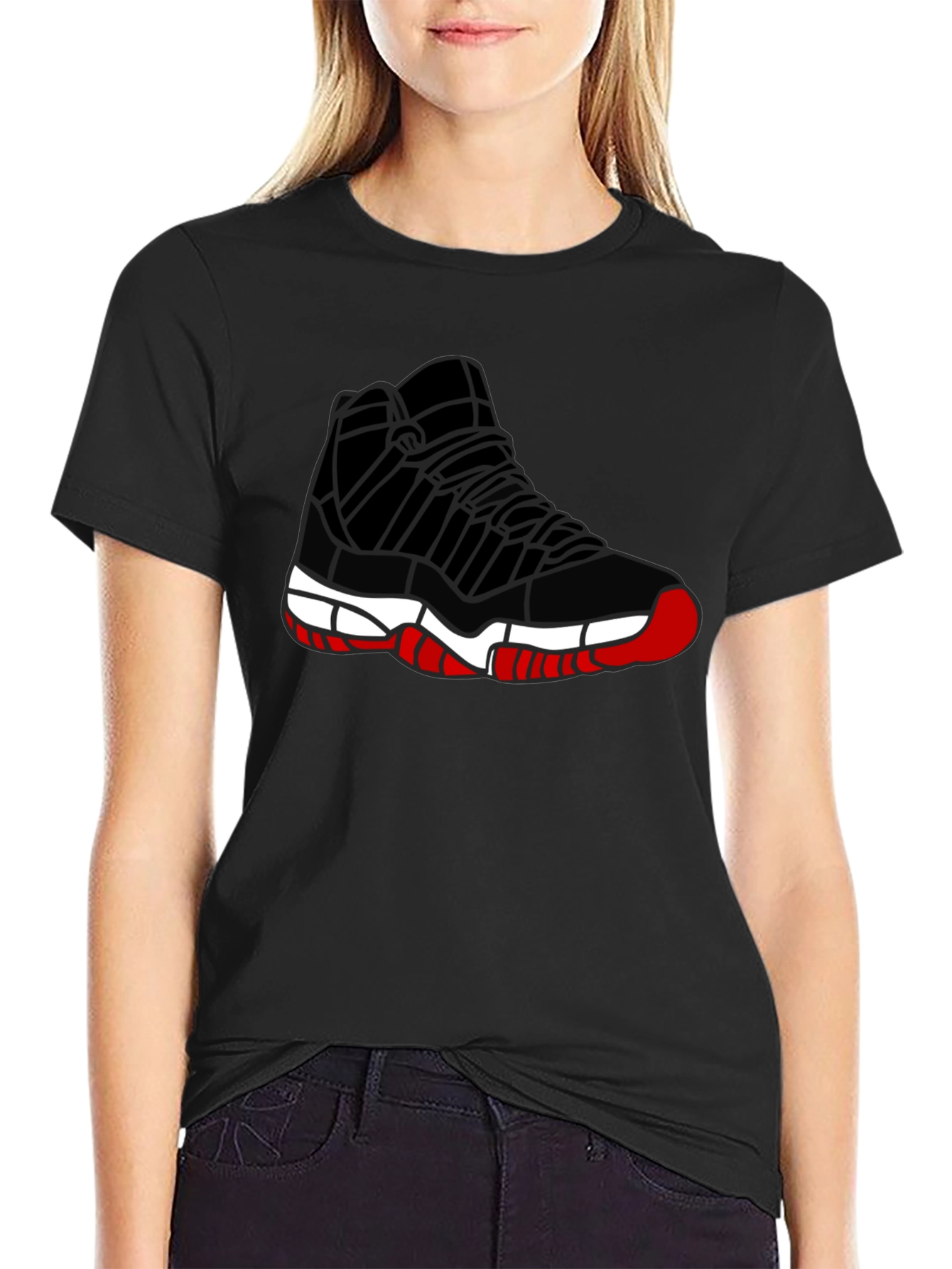 Sneaker Graphic Tee - Mens Black T-Shirt
