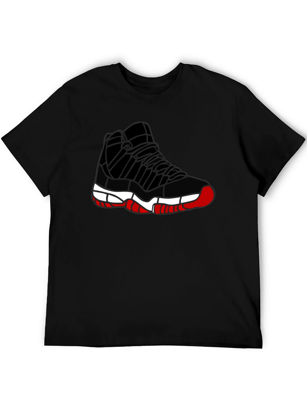 Sneaker Graphic Tee - Mens Black T-Shirt