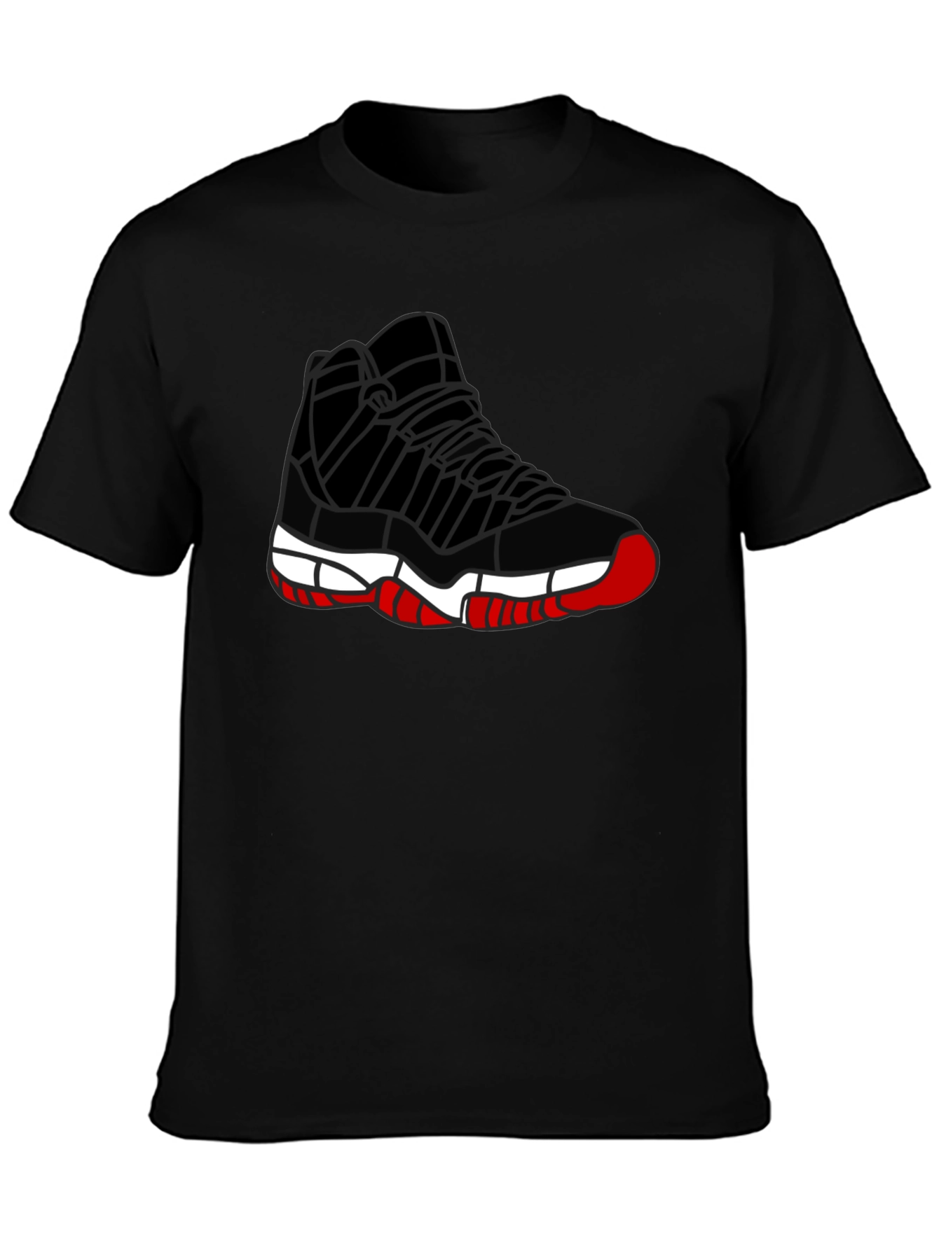 Sneaker Graphic Tee - Mens Black T-Shirt