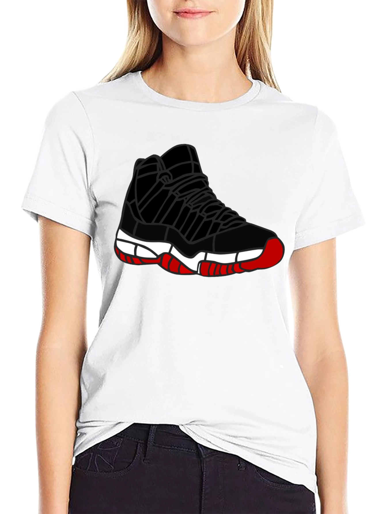 Sneaker Graphic Tee - Mens Black T-Shirt
