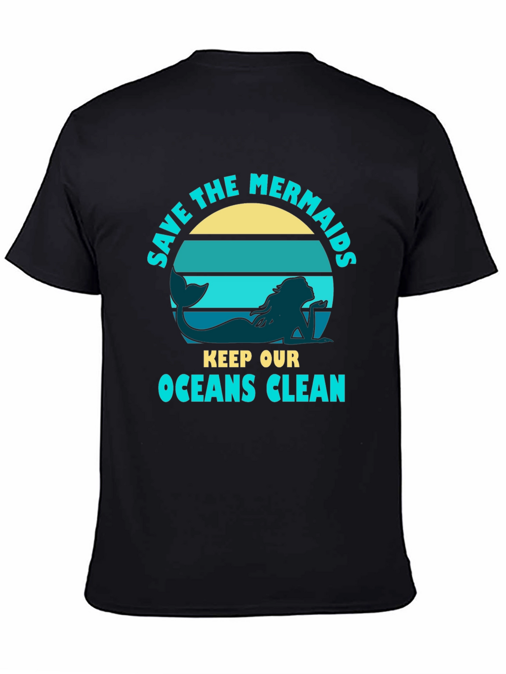 Save the Mermaids Graphic Tee - Ocean Conservation T-Shirt