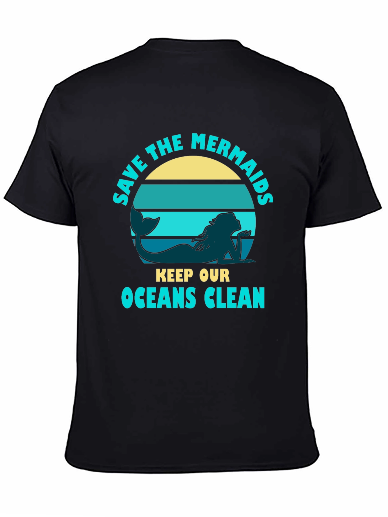 Save the Mermaids Graphic Tee - Ocean Conservation T-Shirt