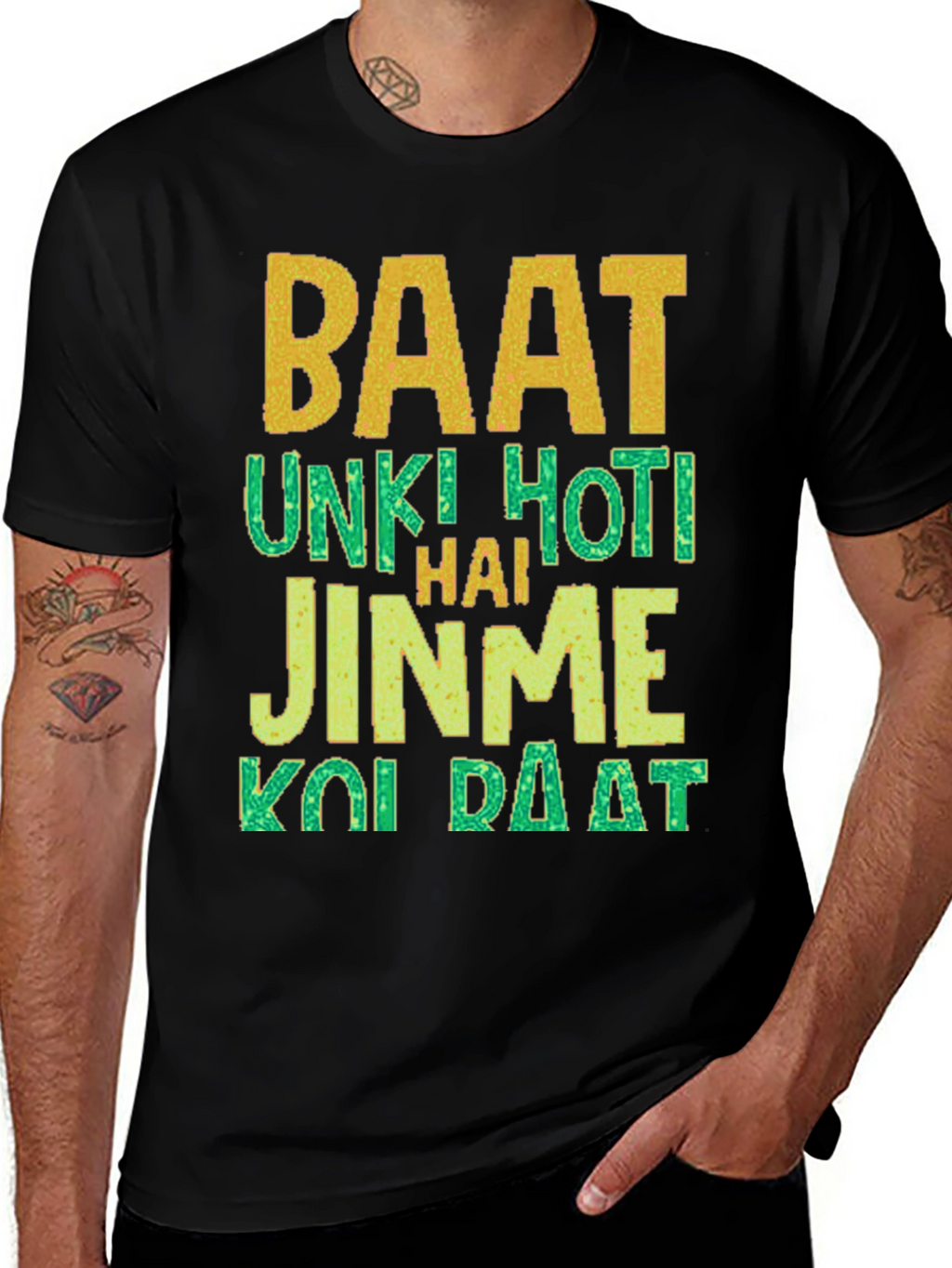 Baat Unki Hoti Hai Mens Graphic Tee