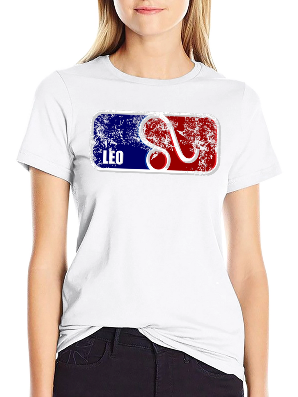 Leo Zodiac Graphic T-Shirt - Black