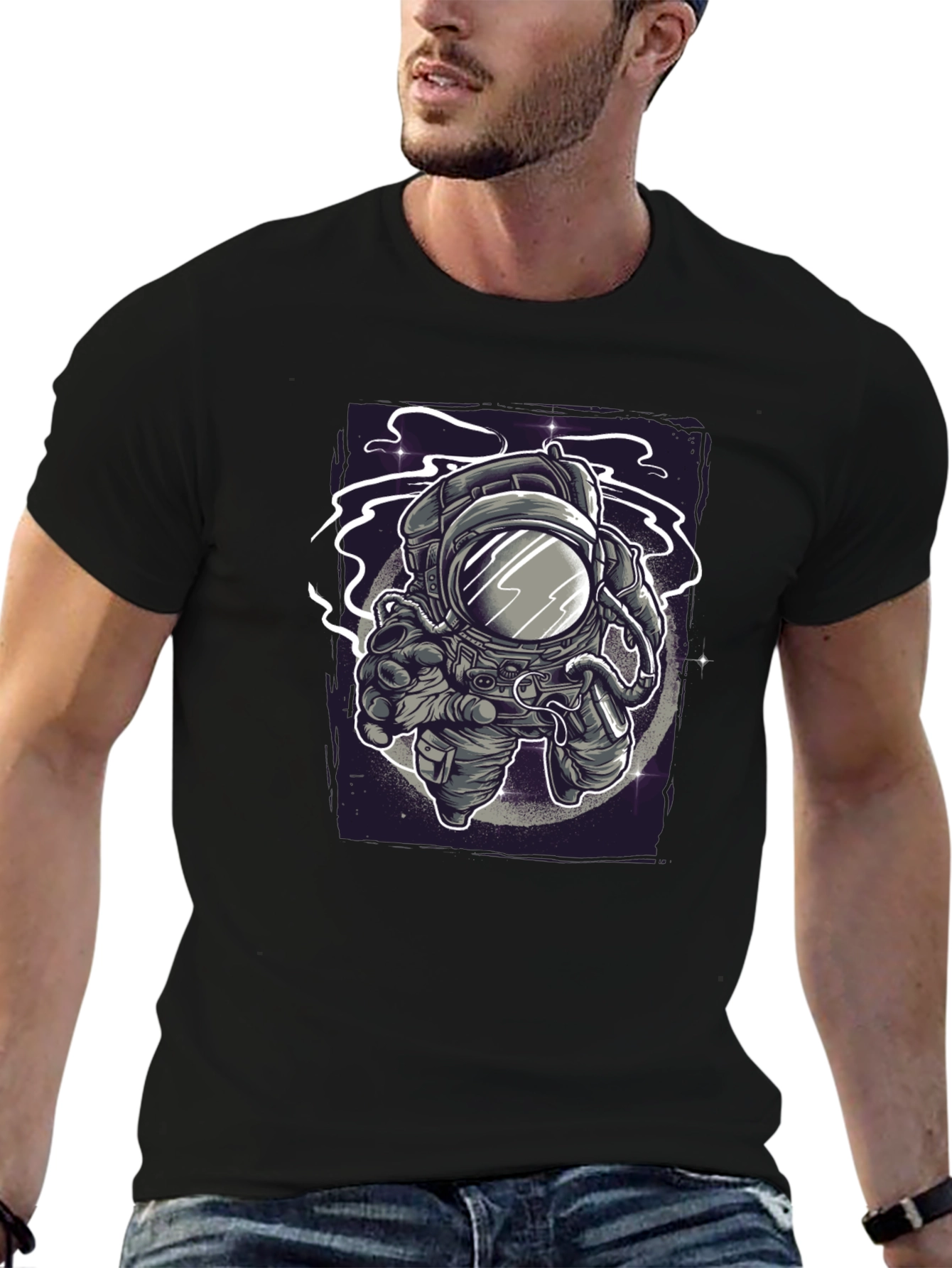Astronaut Graphic Tee - Space Exploration T-Shirt