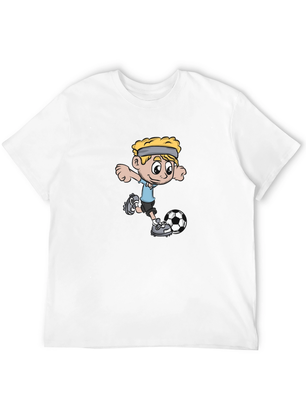 Soccer Boy Black T-Shirt