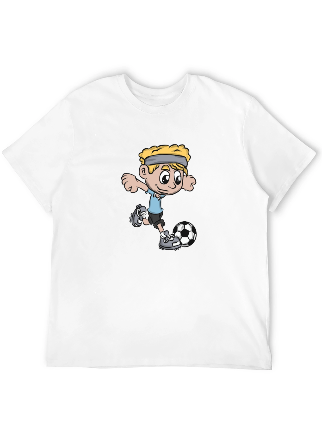 Soccer Boy Black T-Shirt