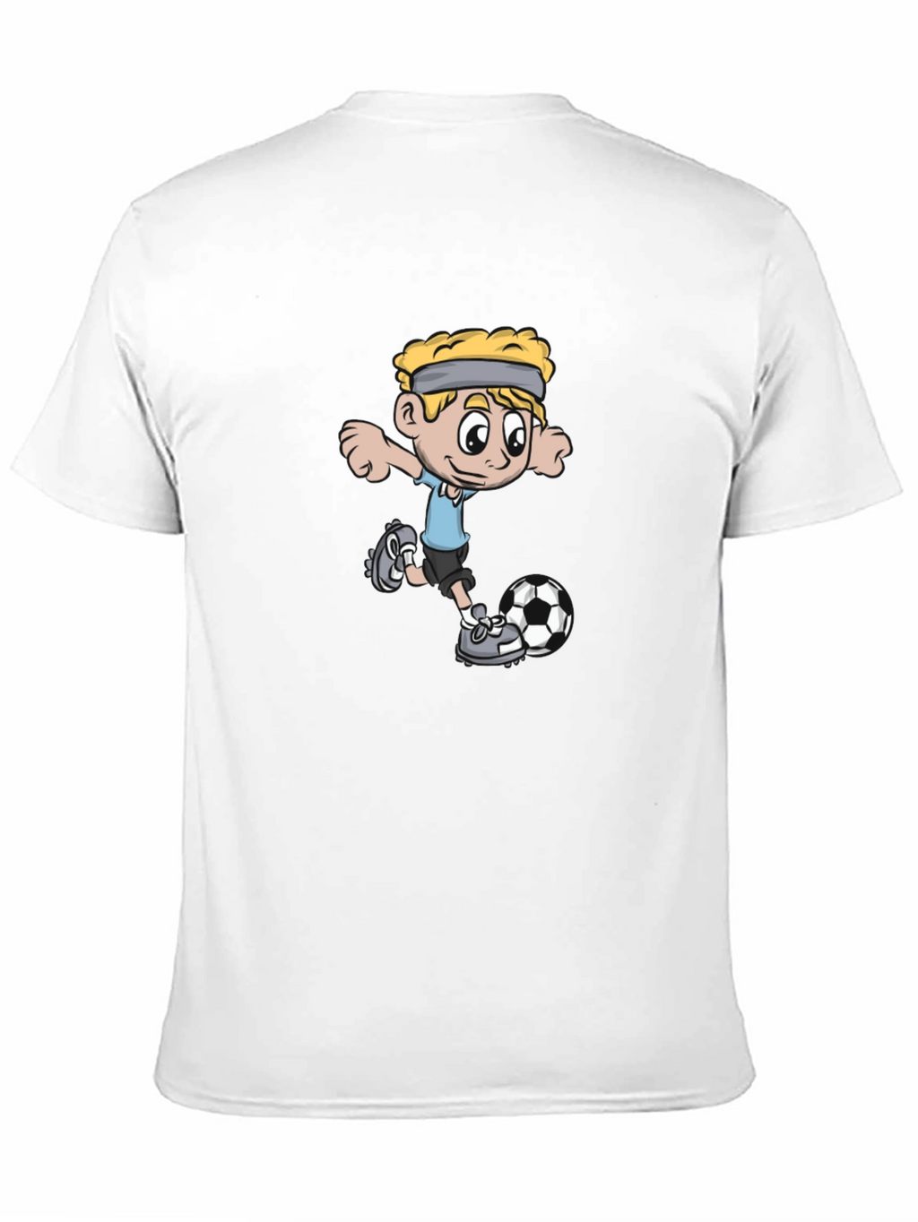 Soccer Boy Black T-Shirt