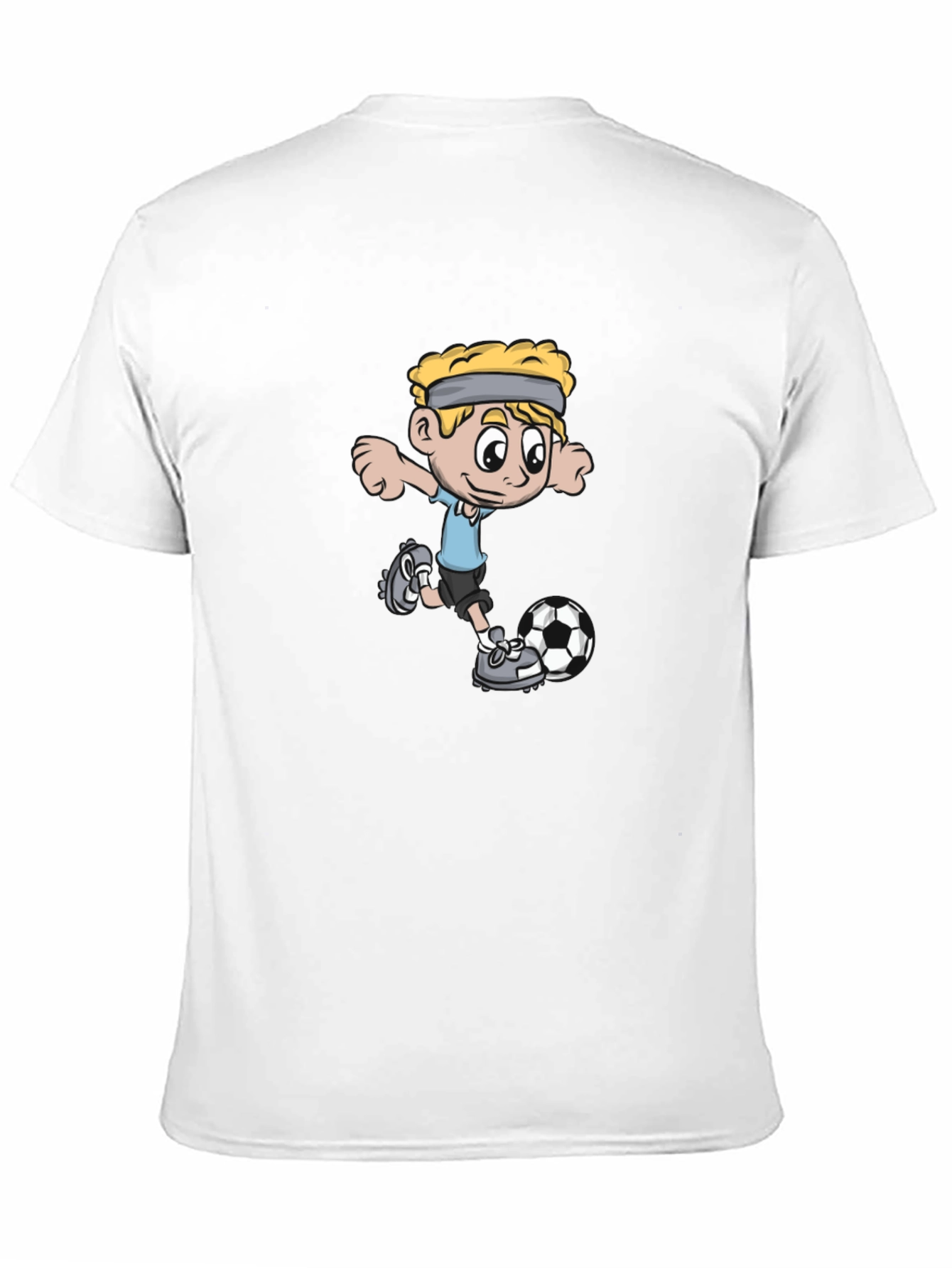 Soccer Boy Black T-Shirt