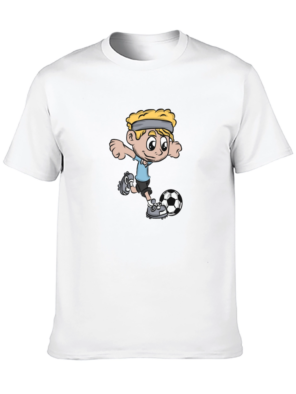 Soccer Boy Black T-Shirt