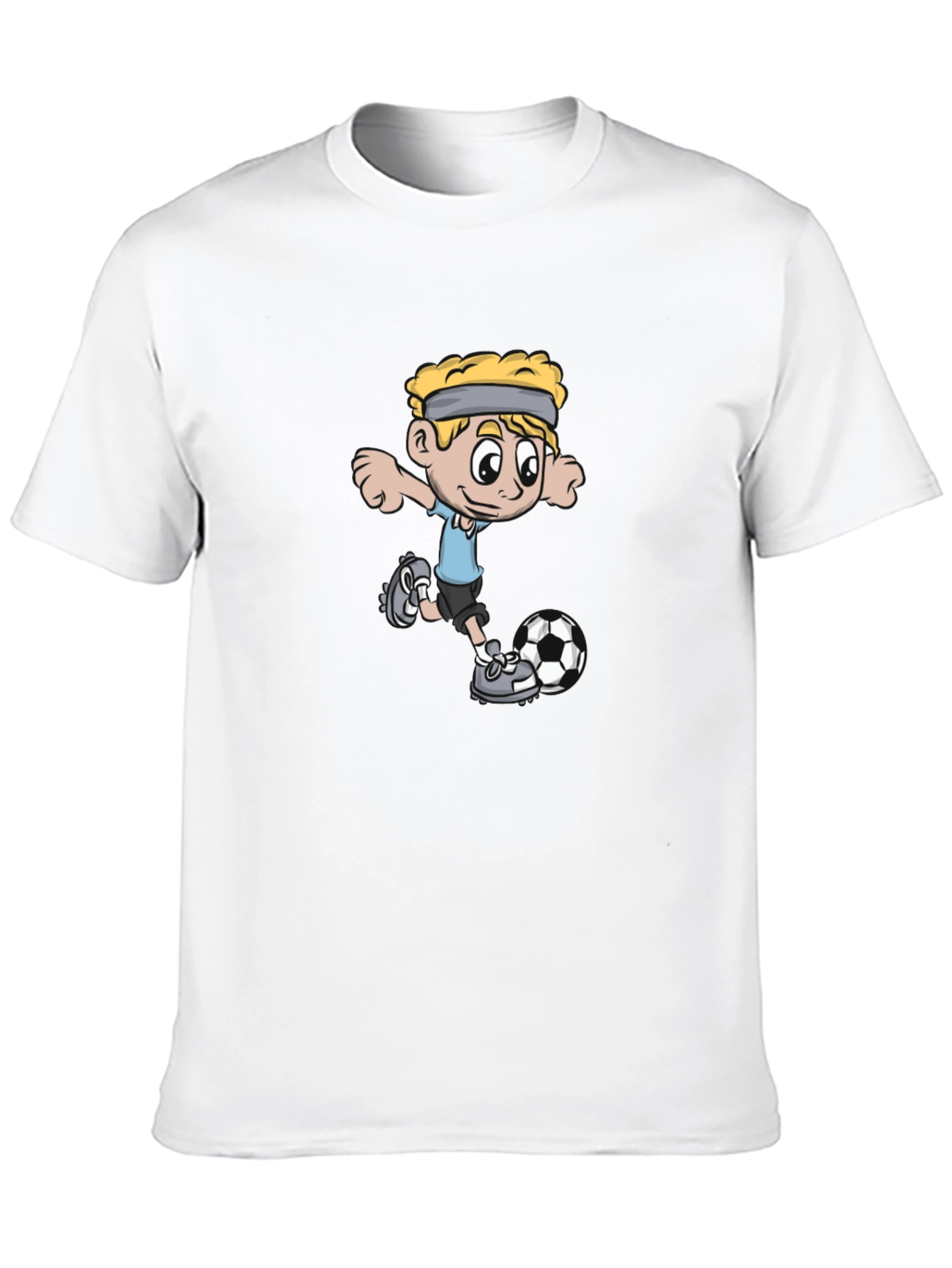 Soccer Boy Black T-Shirt
