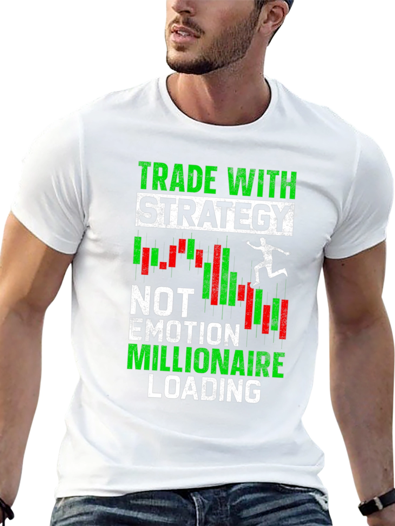 Trade With Strategy T-Shirt - Motivational Trader Tee
