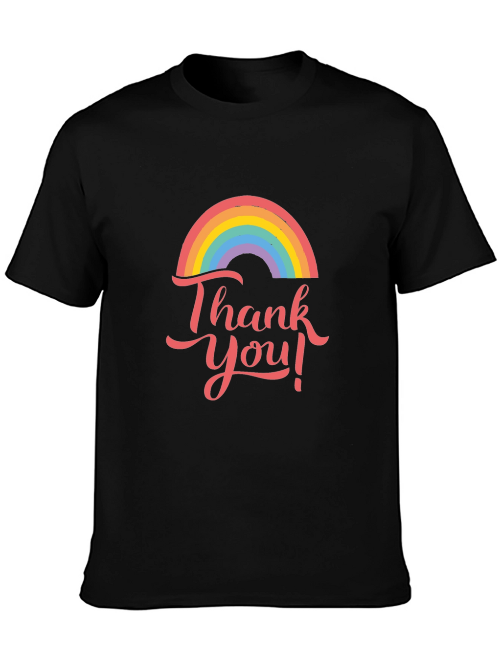 Thank You Rainbow Graphic Tee