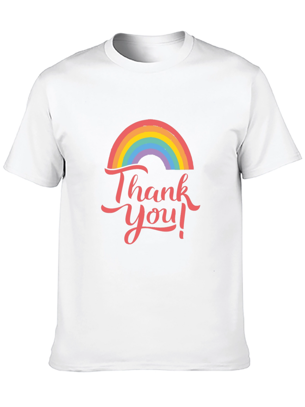 Thank You Rainbow Graphic Tee