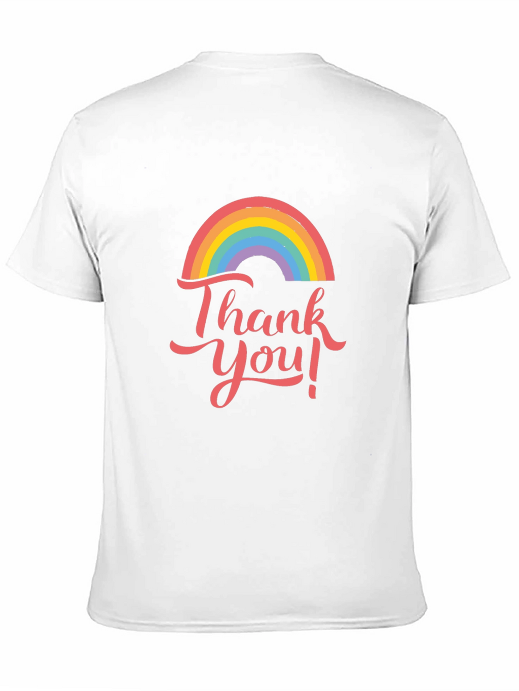 Thank You Rainbow Graphic Tee