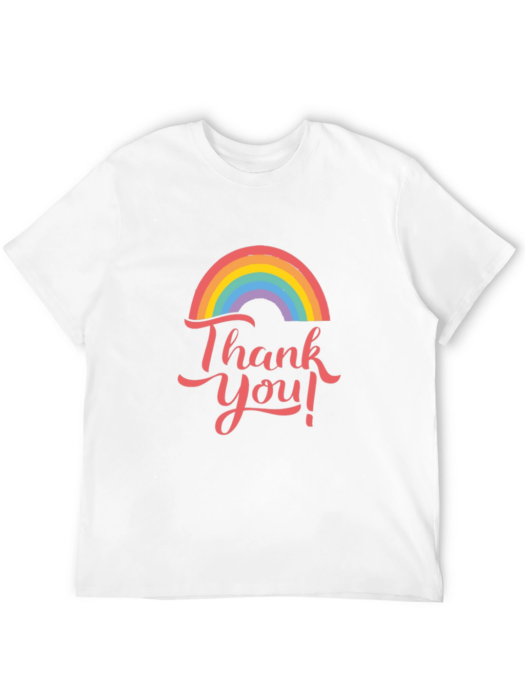 Thank You Rainbow Graphic Tee