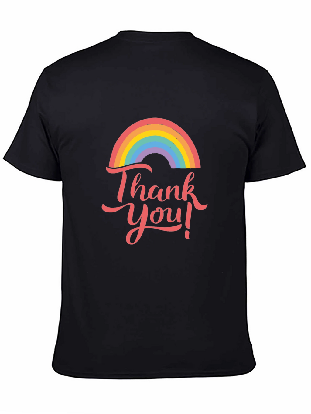 Thank You Rainbow Graphic Tee