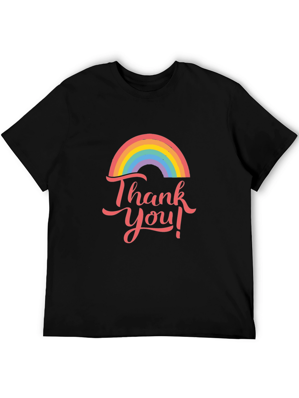 Thank You Rainbow Graphic Tee