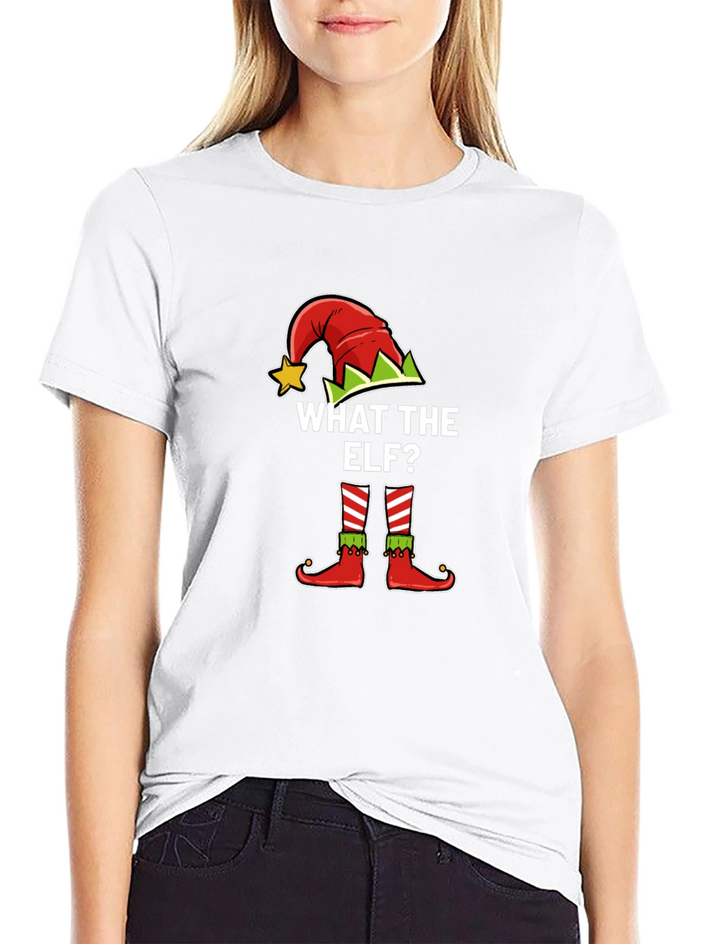 What the Elf? Novelty Christmas T-Shirt
