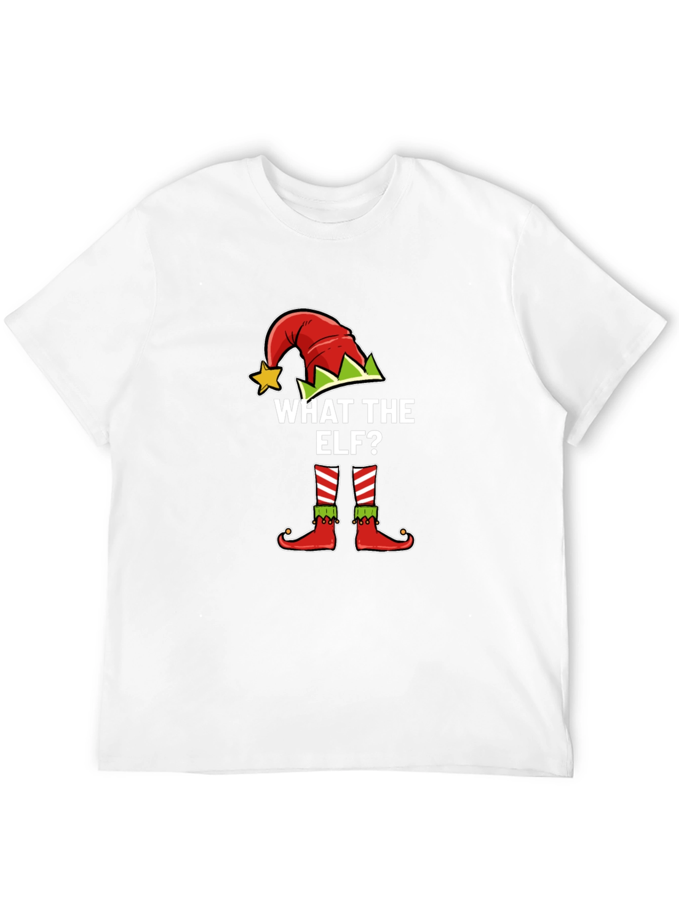 What the Elf? Novelty Christmas T-Shirt