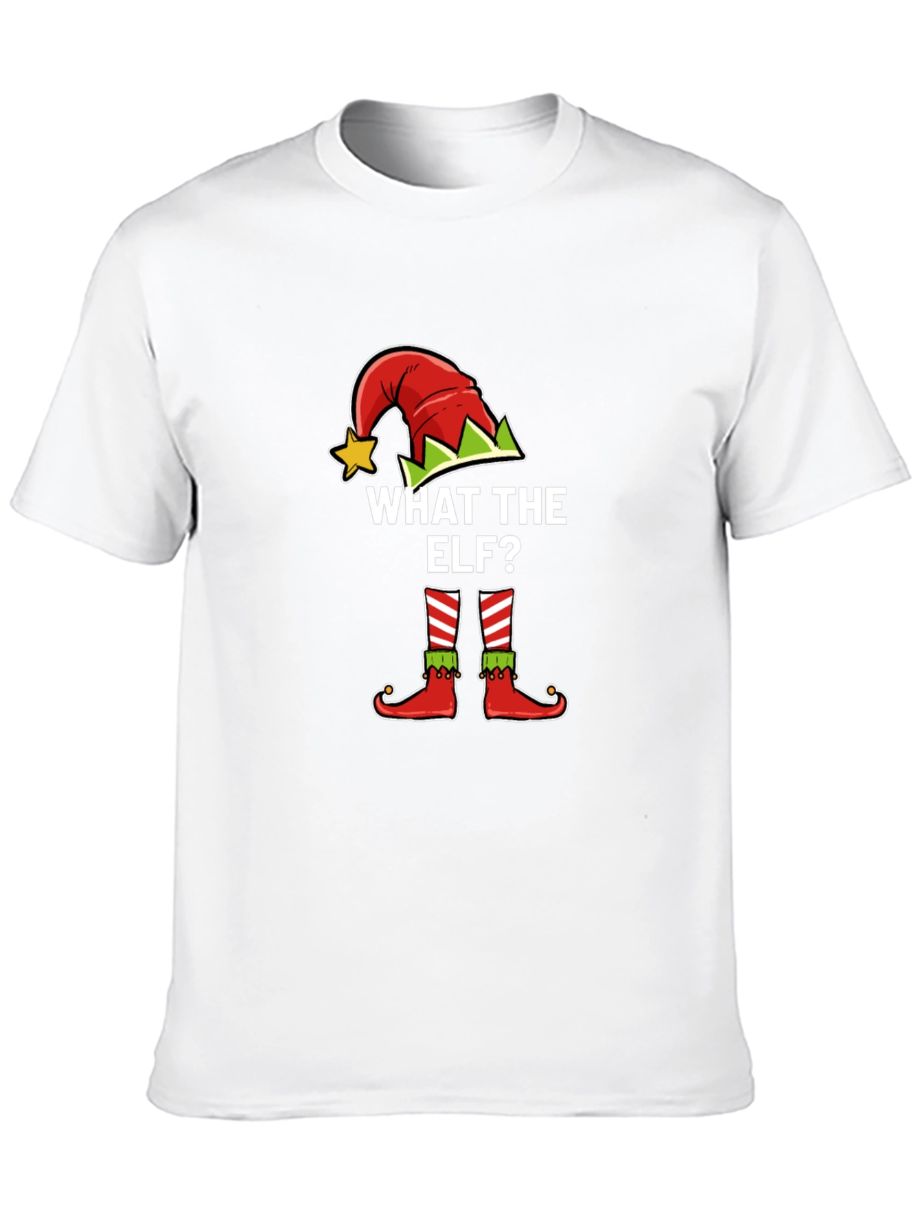 What the Elf? Novelty Christmas T-Shirt