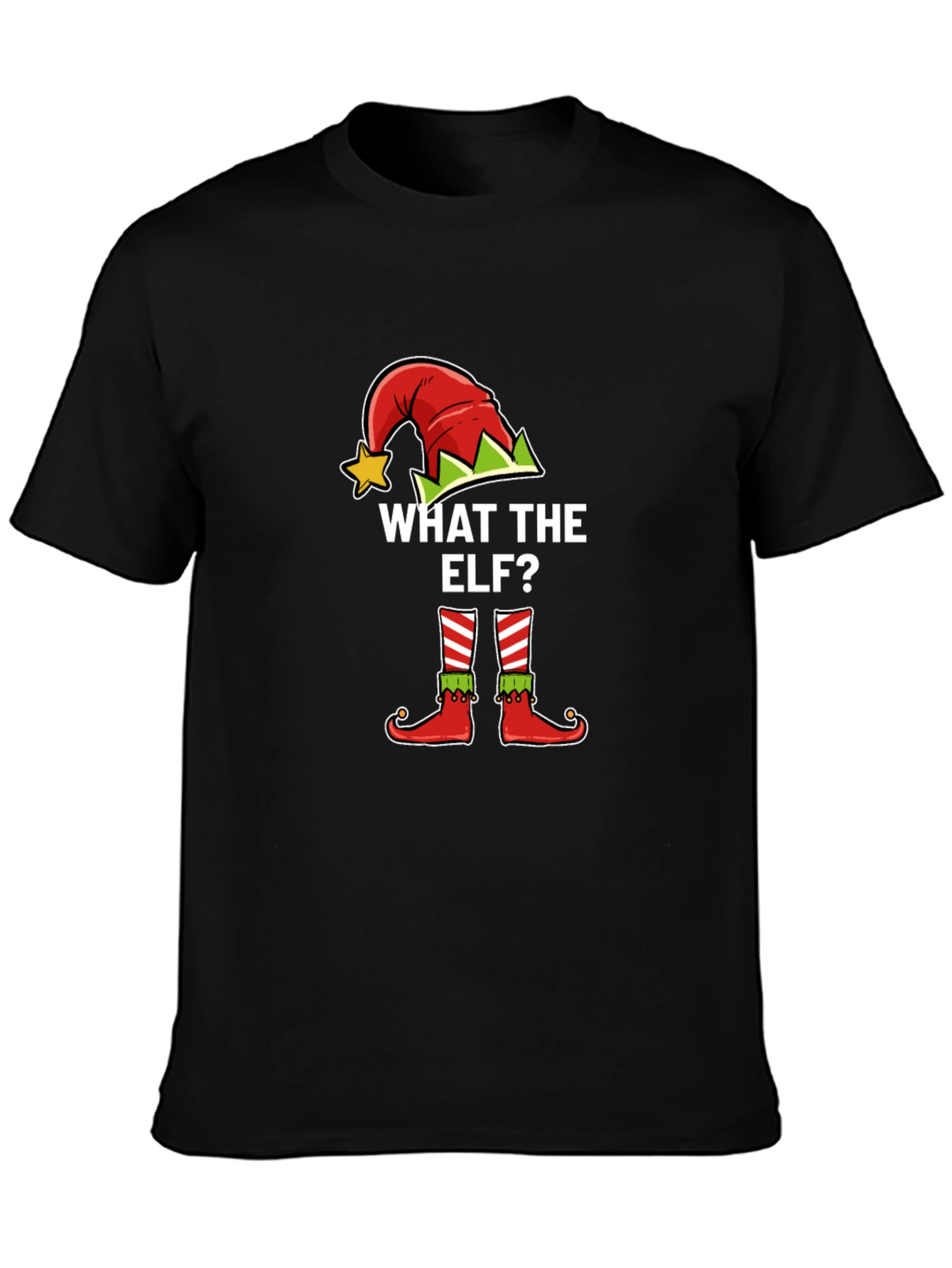 What the Elf? Novelty Christmas T-Shirt