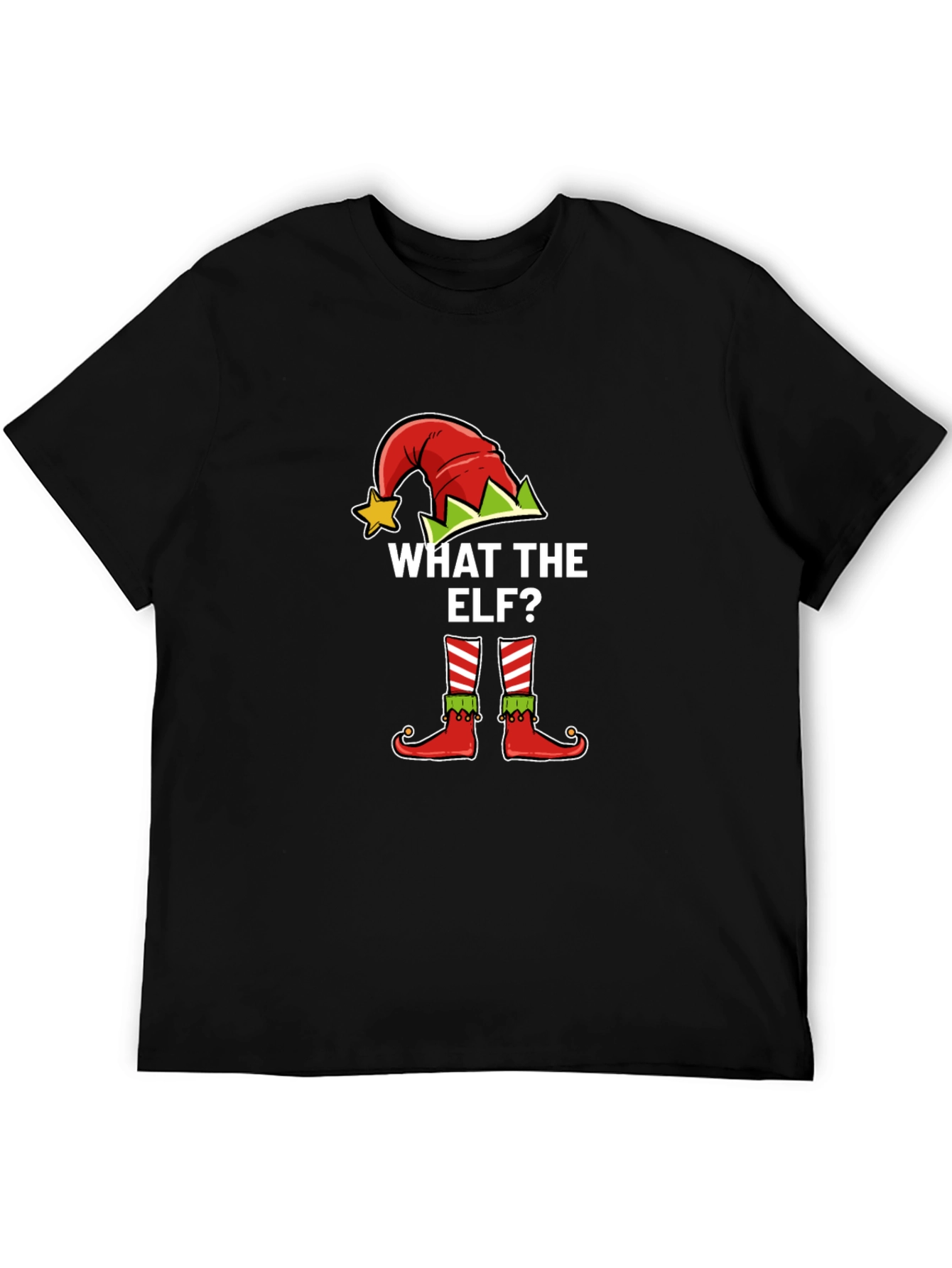 What the Elf? Novelty Christmas T-Shirt