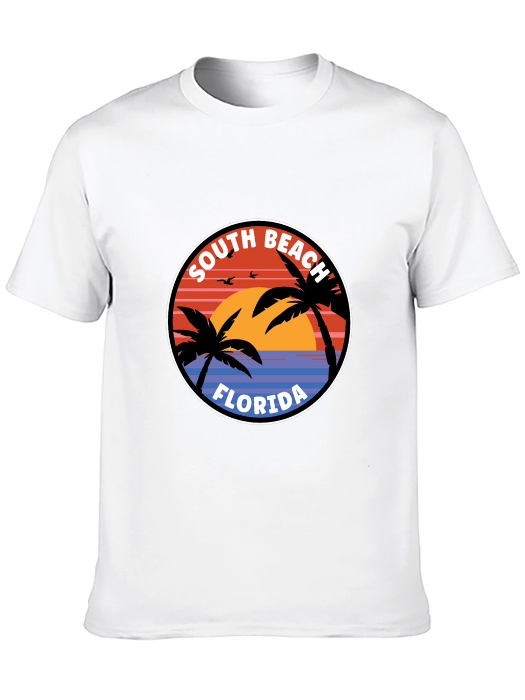 South Beach Florida Graphic T-Shirt