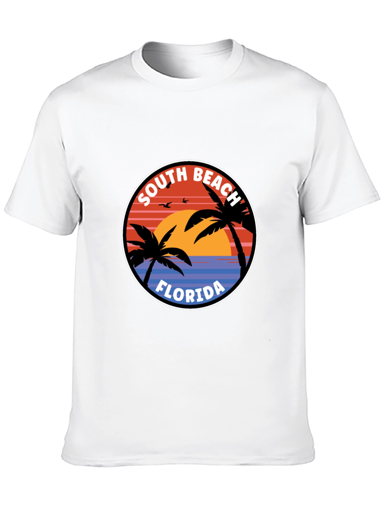 South Beach Florida Graphic T-Shirt