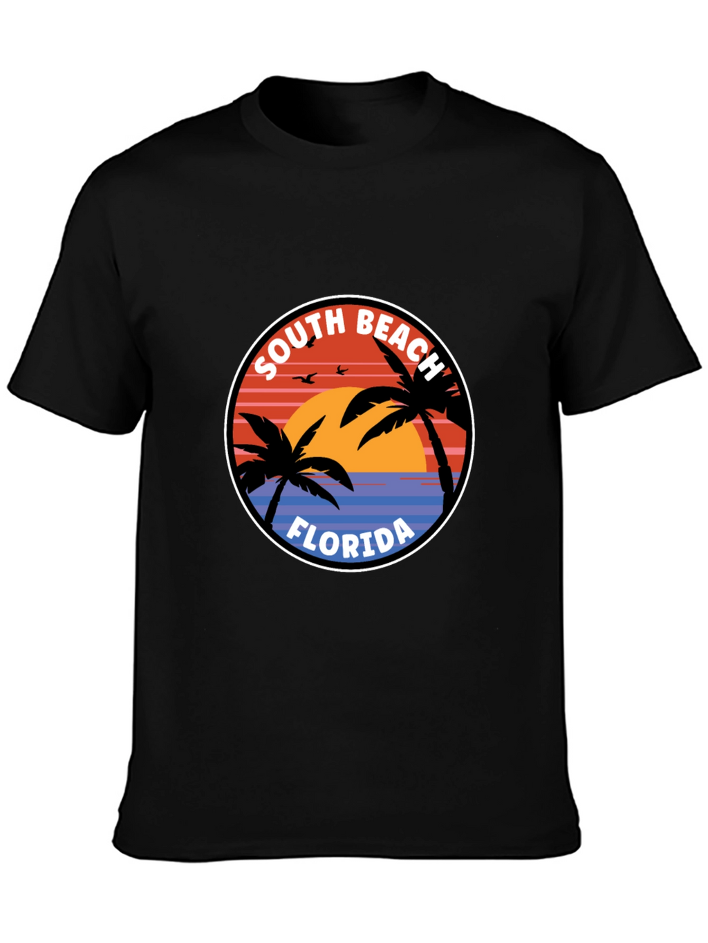 South Beach Florida Graphic T-Shirt