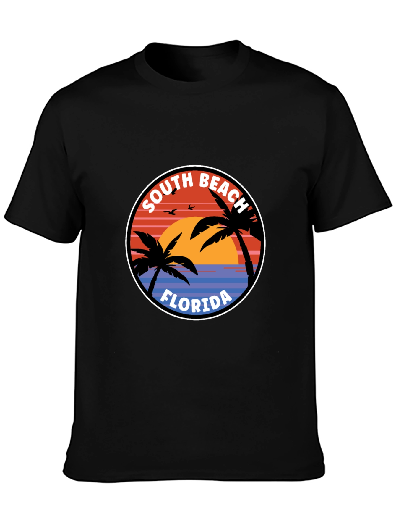 South Beach Florida Graphic T-Shirt