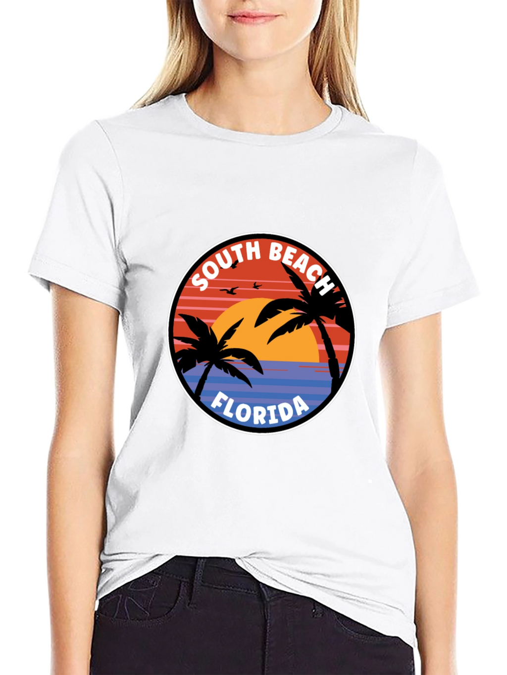 South Beach Florida Graphic T-Shirt