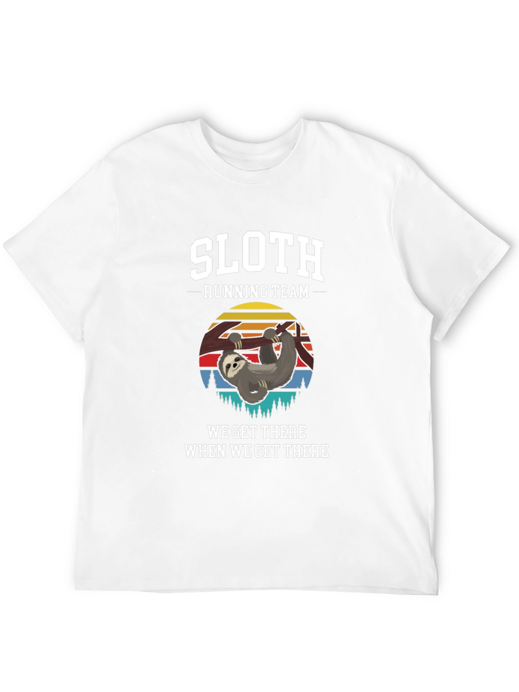 Sloth Running Team T-Shirt: Relaxed Pace Humorous Style