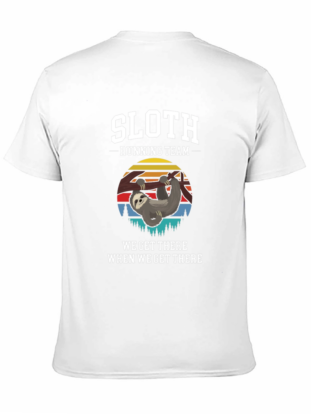 Sloth Running Team T-Shirt: Relaxed Pace Humorous Style