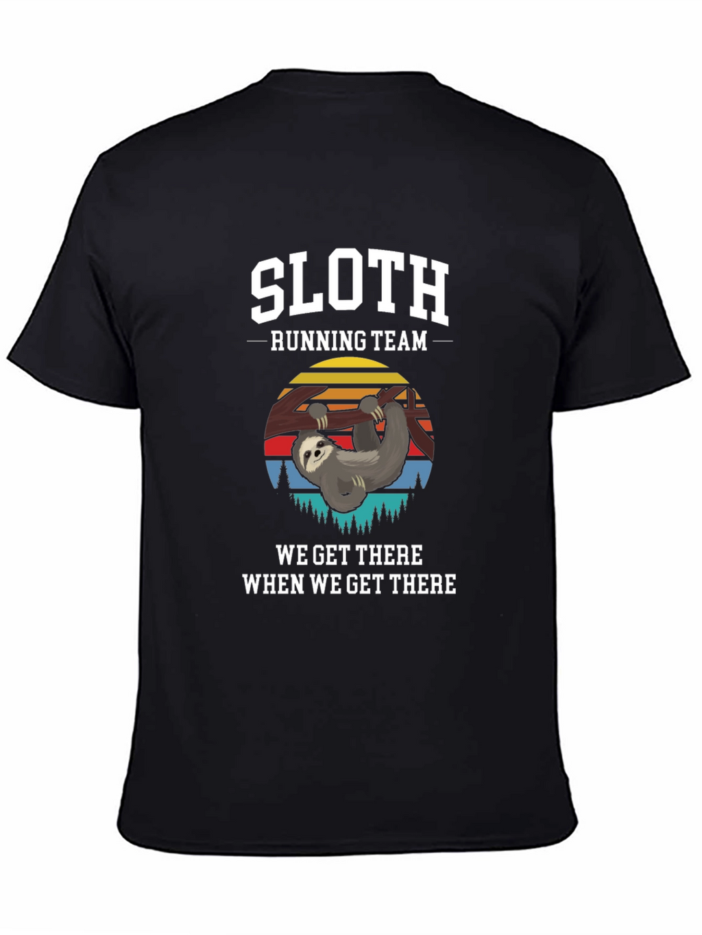 Sloth Running Team T-Shirt: Relaxed Pace Humorous Style