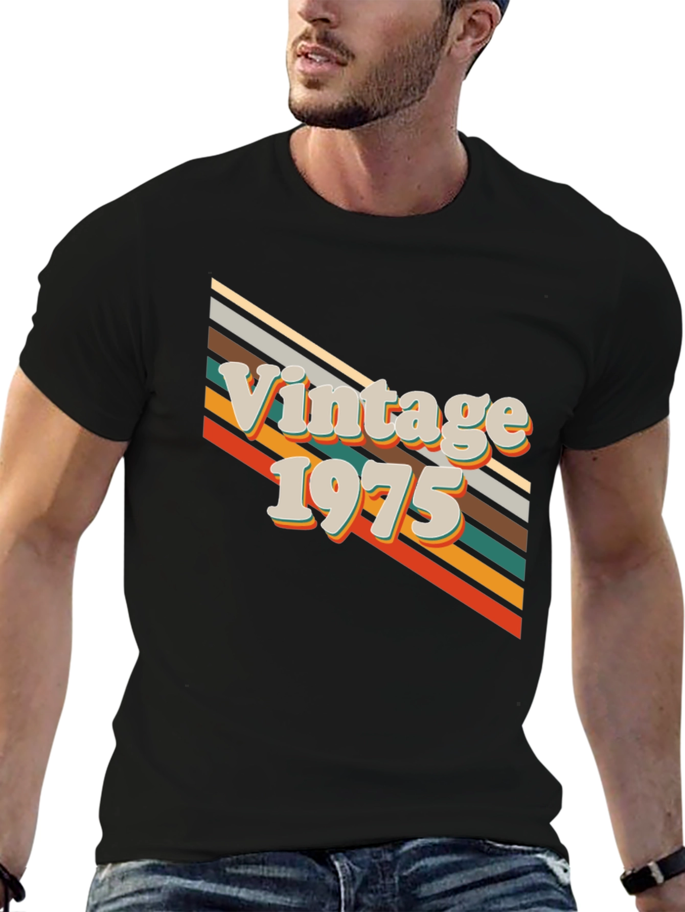 Vintage 1975 Retro Style Graphic Tee