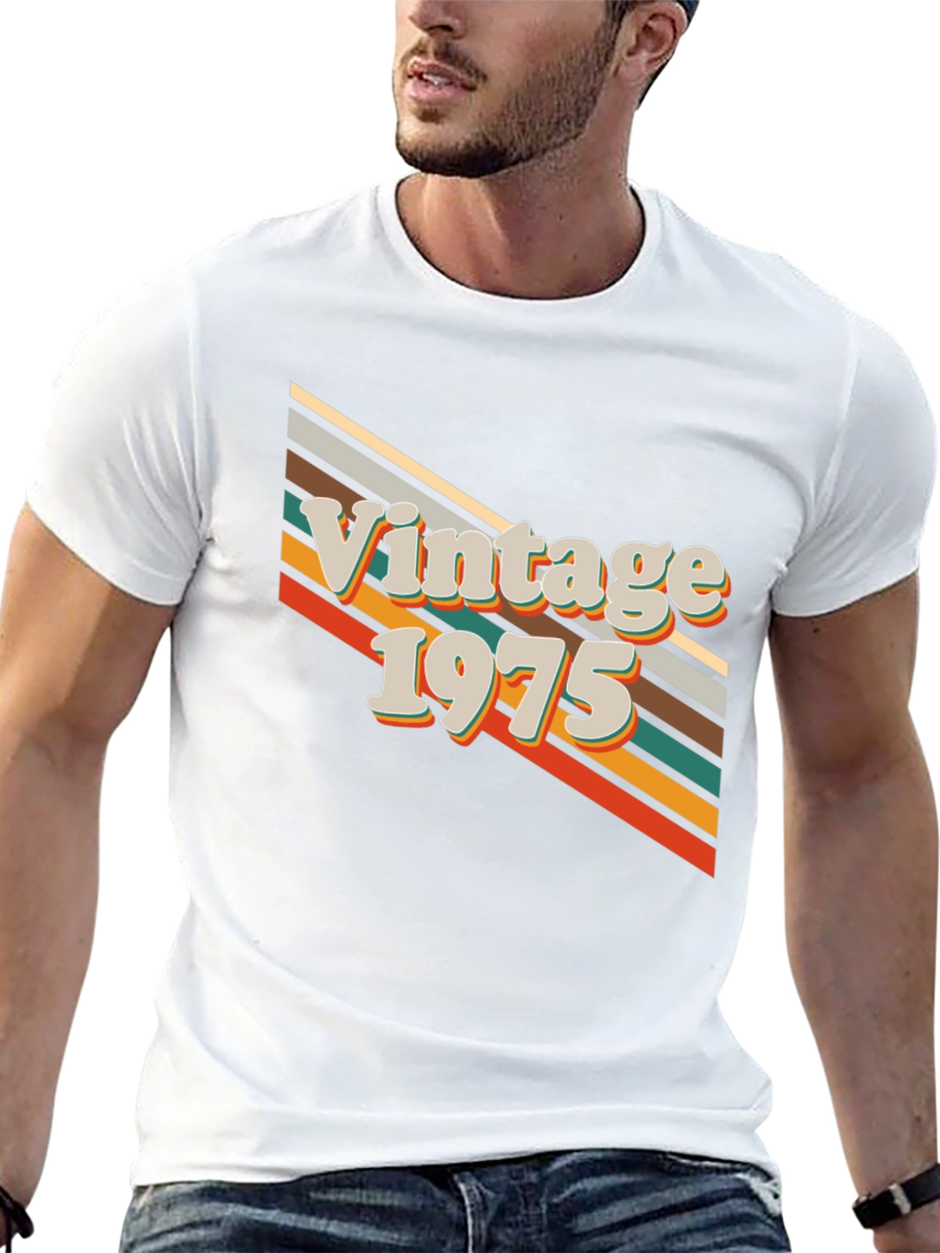 Vintage 1975 Retro Style Graphic Tee