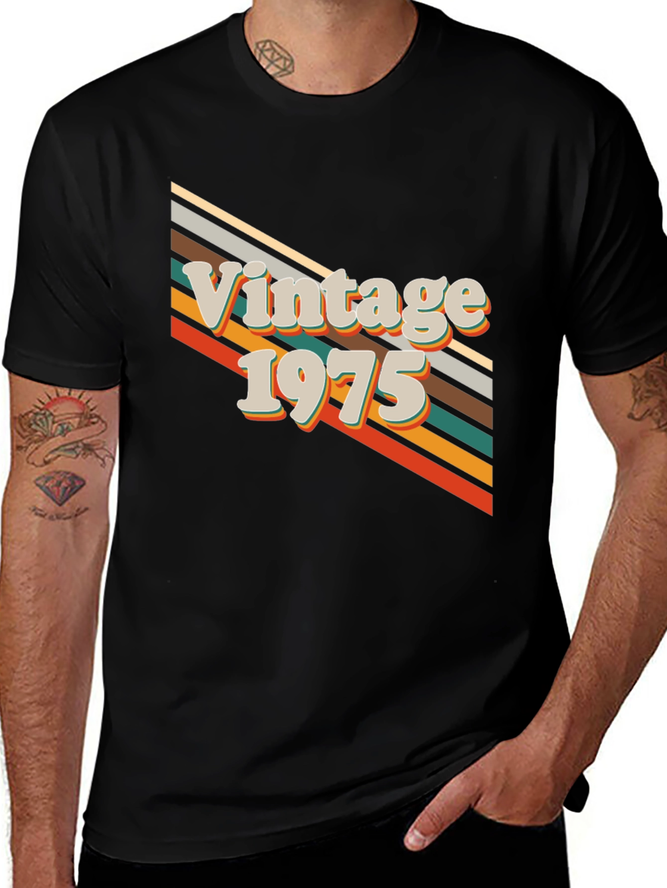 Vintage 1975 Retro Style Graphic Tee