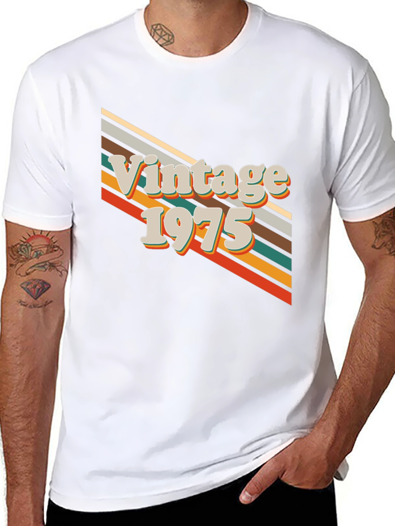 Vintage 1975 Retro Style Graphic Tee