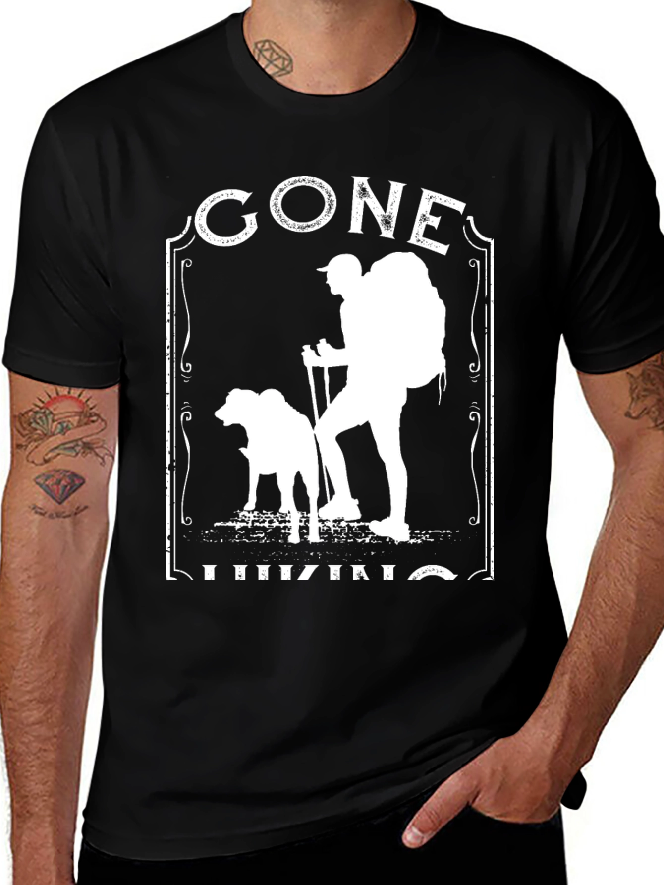 Gone Hiking Graphic T-Shirt