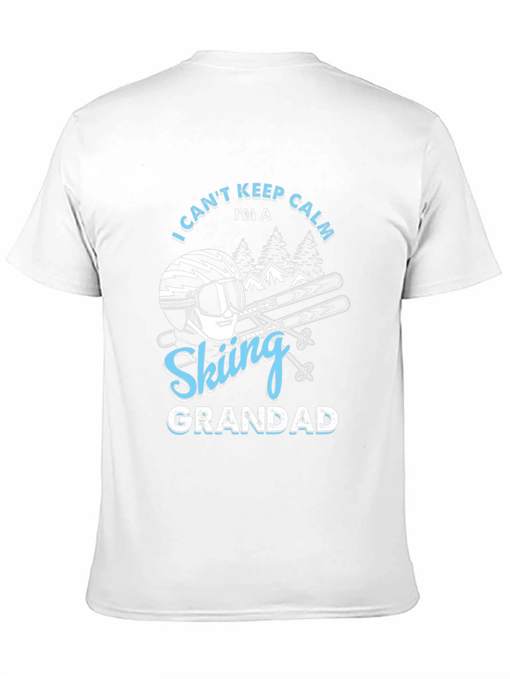 Skiing Grandad T-Shirt - I Cant Keep Calm