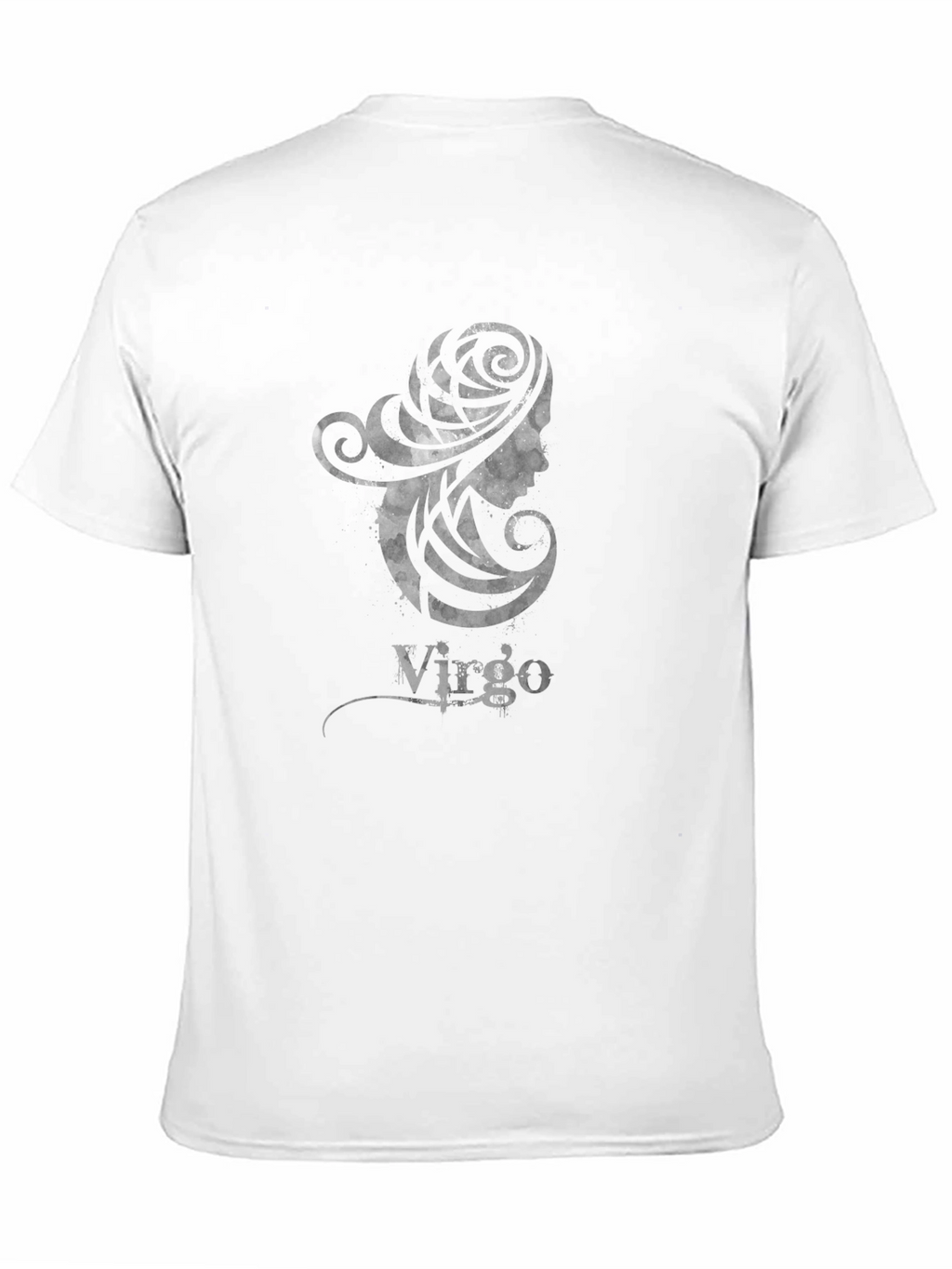 Virgo Zodiac Black Graphic T-Shirt
