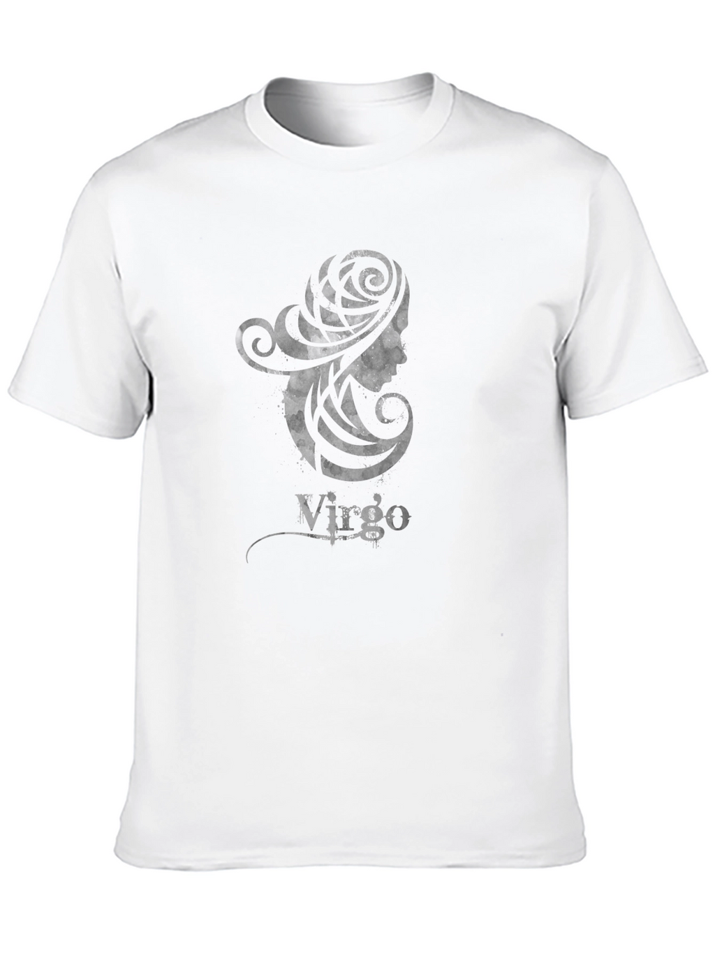 Virgo Zodiac Black Graphic T-Shirt