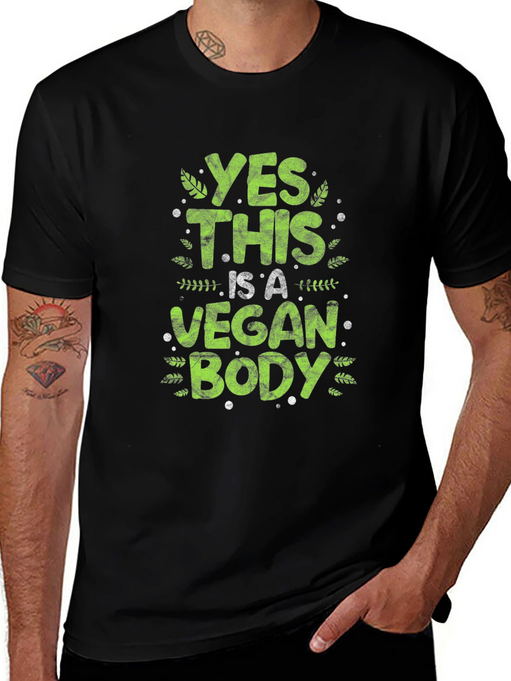 Yes This is A Vegan Body T-Shirt