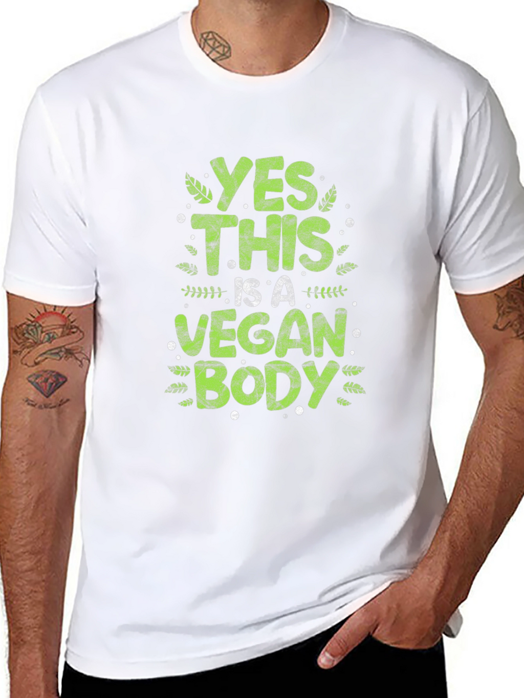 Yes This is A Vegan Body T-Shirt