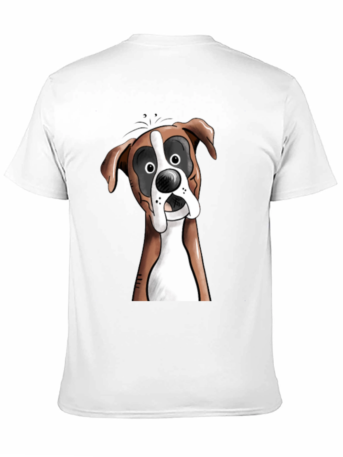 Funny Boxer Dog Graphic T-Shirt - Unisex Black Tee